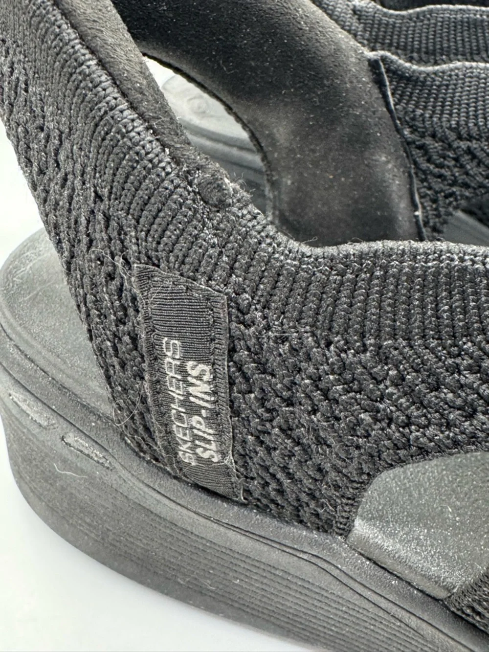 Skechers Slip-ins_Pier Lite Flex Washable Sandals in Black Size 8 - Picture 6 of 10